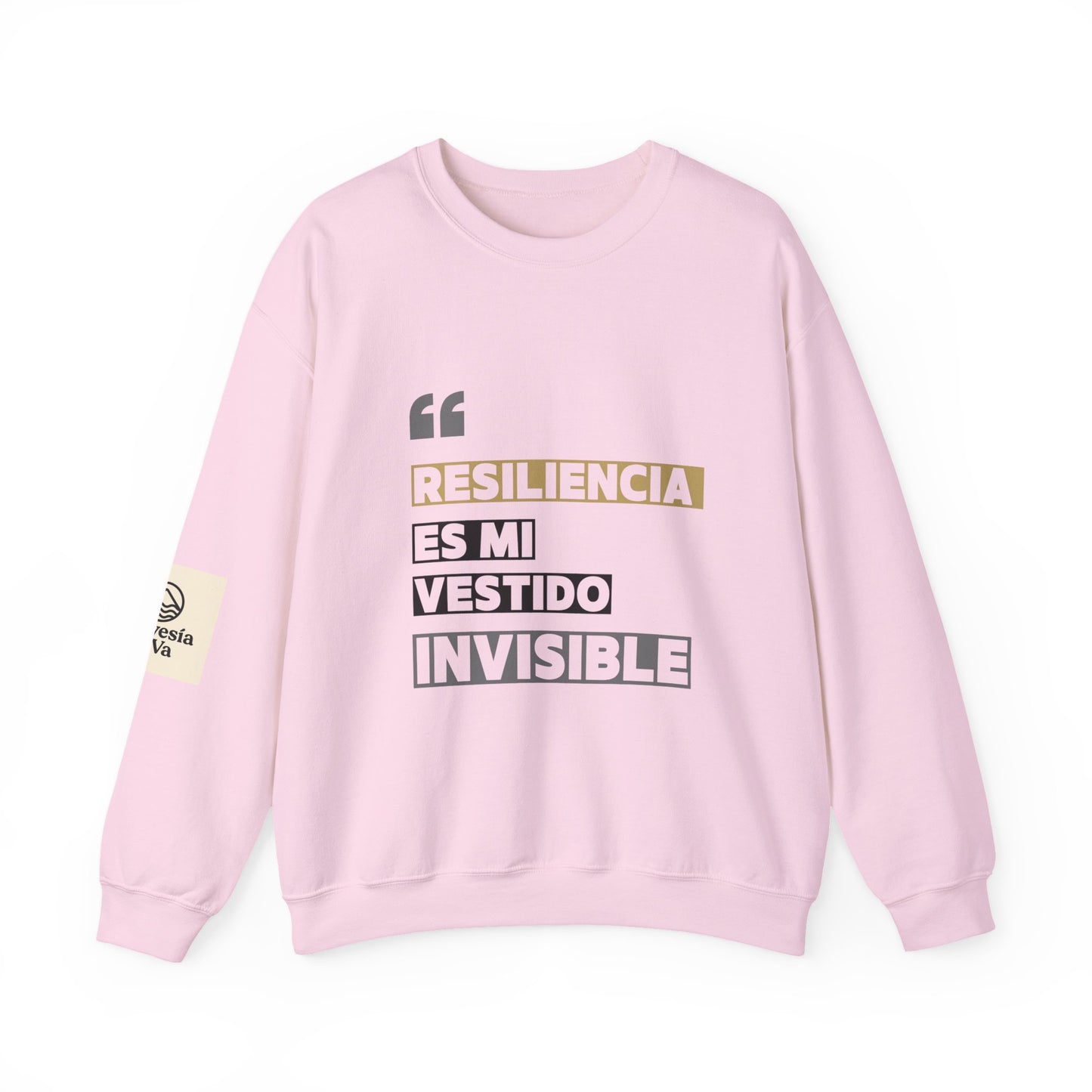 Resilience Quote Crewneck Sweatshirt for Motivation, Inspirational Gift, Cozy Style, Self-Care Reminder, Unique Statement Apparel