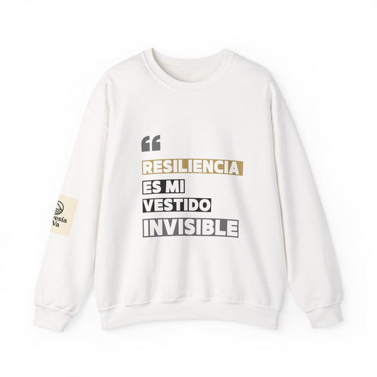 Resilience Quote Crewneck Sweatshirt for Motivation, Inspirational Gift, Cozy Style, Self-Care Reminder, Unique Statement Apparel