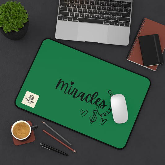 Miracles Desk Mat - Inspiring Office Decor for Home and Work, Motivational Gift, Ideal for Students & Professionals