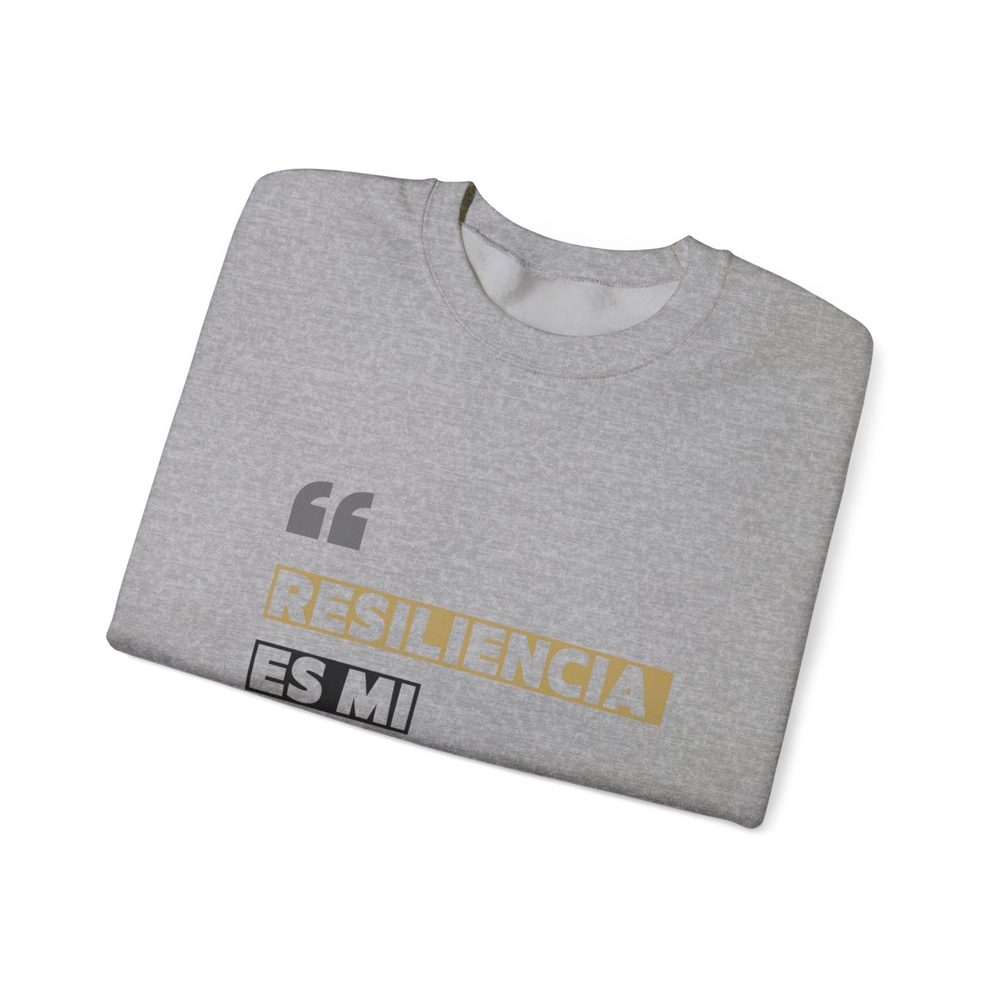Resilience Quote Crewneck Sweatshirt for Motivation, Inspirational Gift, Cozy Style, Self-Care Reminder, Unique Statement Apparel