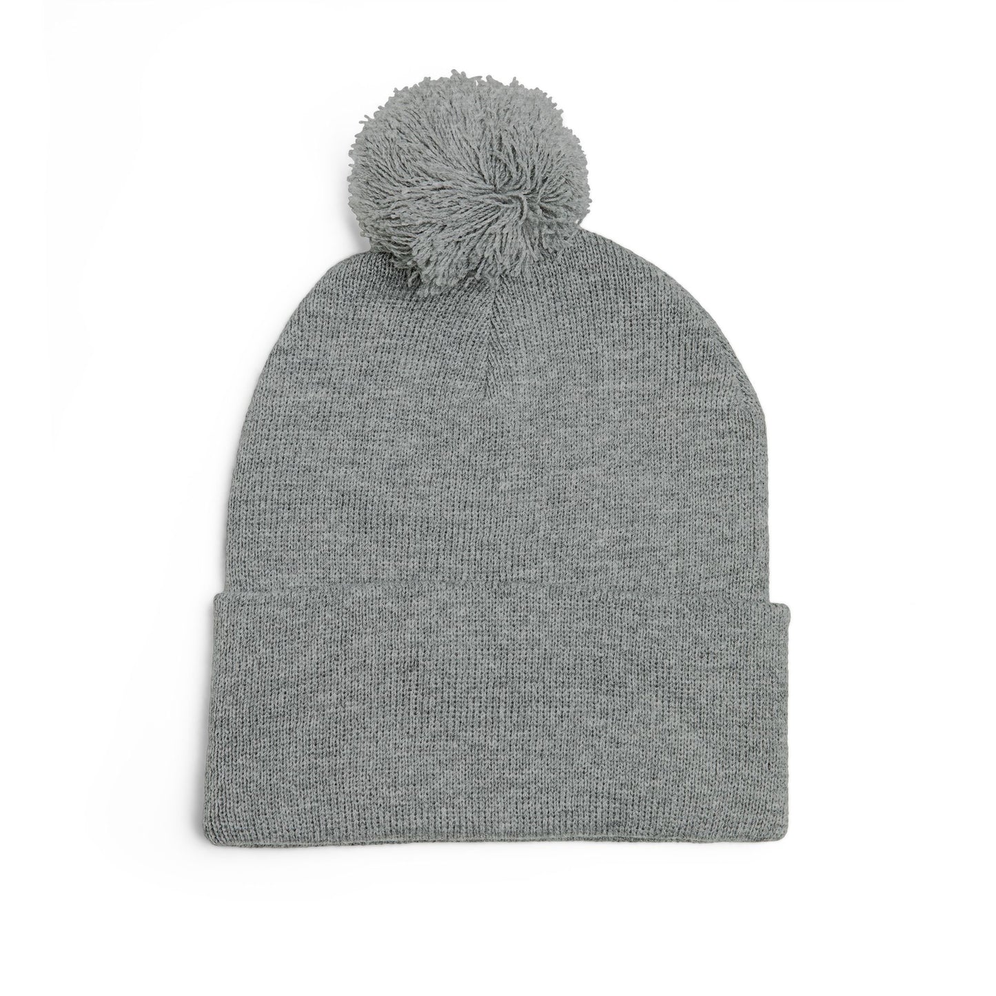 Cozy Pom-Pom Knit Cap | Embroidered Gift for Winter, Holiday, Christmas, Beanie for Him/Her, Cute Warm Accessory
