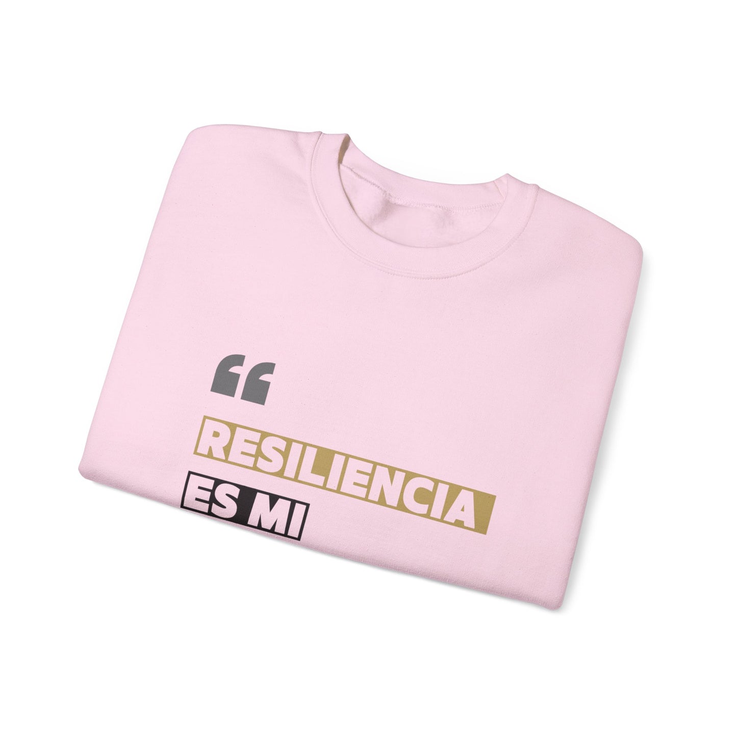 Resilience Quote Crewneck Sweatshirt for Motivation, Inspirational Gift, Cozy Style, Self-Care Reminder, Unique Statement Apparel