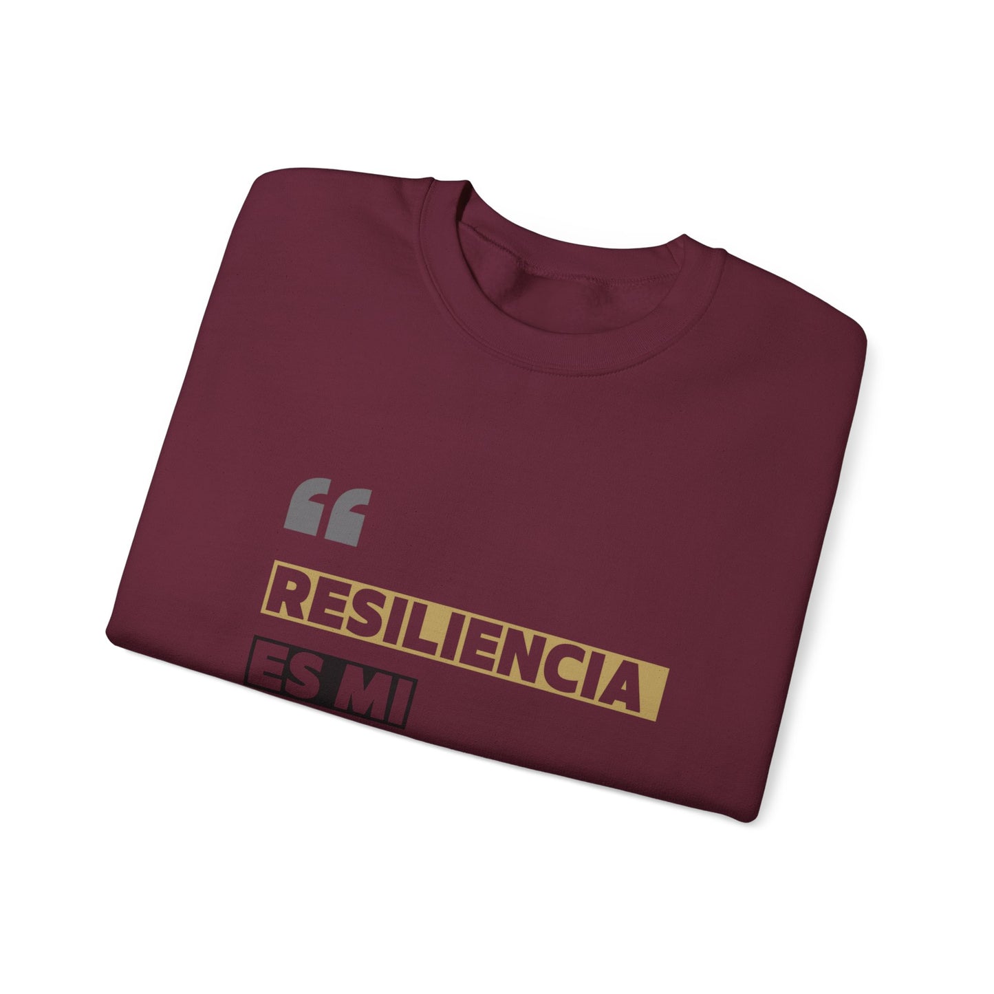 Resilience Quote Crewneck Sweatshirt for Motivation, Inspirational Gift, Cozy Style, Self-Care Reminder, Unique Statement Apparel