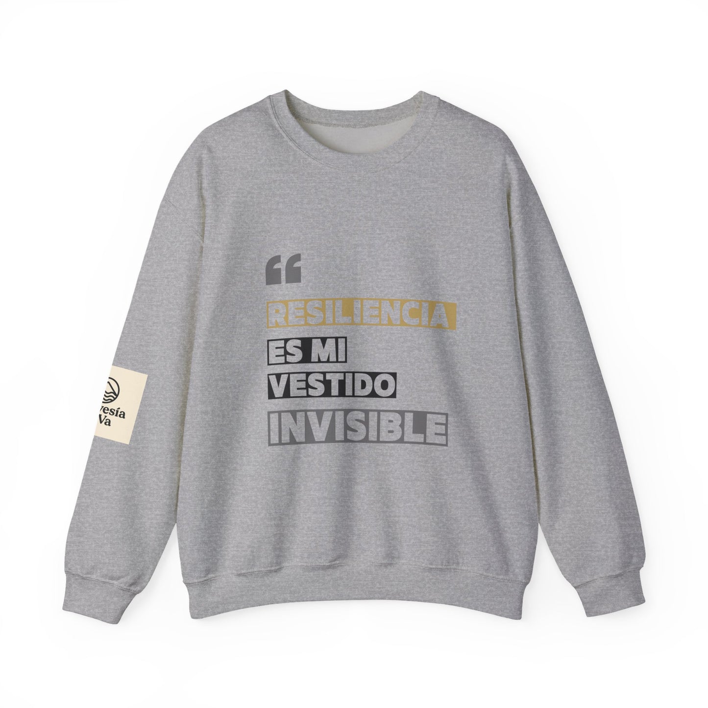 Resilience Quote Crewneck Sweatshirt for Motivation, Inspirational Gift, Cozy Style, Self-Care Reminder, Unique Statement Apparel