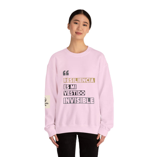 Resilience Quote Crewneck Sweatshirt for Motivation, Inspirational Gift, Cozy Style, Self-Care Reminder, Unique Statement Apparel