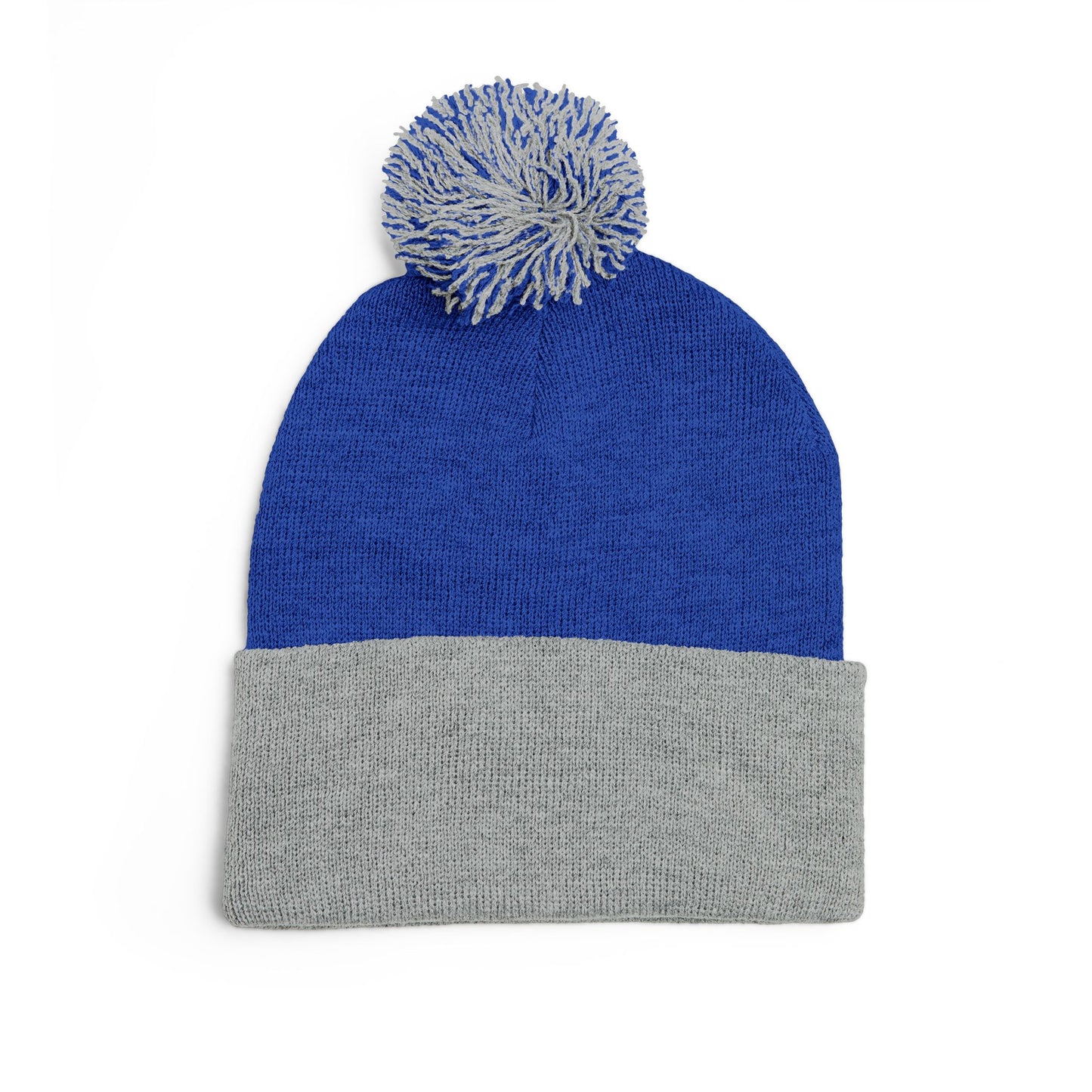 Cozy Pom-Pom Knit Cap | Embroidered Gift for Winter, Holiday, Christmas, Beanie for Him/Her, Cute Warm Accessory